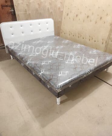 Yeni, İkinəfərlik çarpayı, Bazalı, Matrassız, Siyirməsiz, Azərbaycan