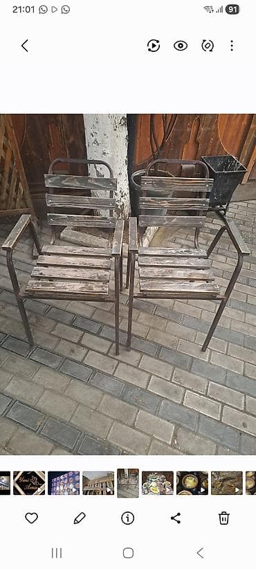 venecianka boya: Sadə stul, Metal — 2