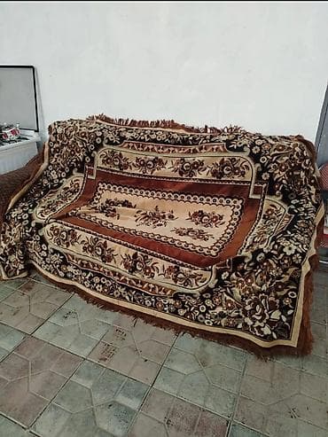 Divan üçün İşlənmiş Qaşlı rəng - Qəhvəyi Yataq örtüyü, Ünvandan götürmə