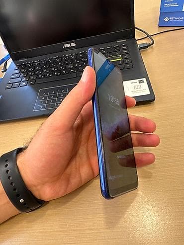 apple iphone 3g: Xiaomi Mi A3, 64 GB, rəng - Göy, 
 Face ID — 3