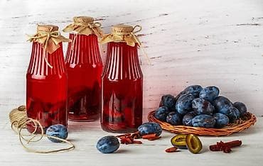 Evdə Hazırlanma Gavalı Kompotu. 100% təbii üsullarla evdə hazırlanma