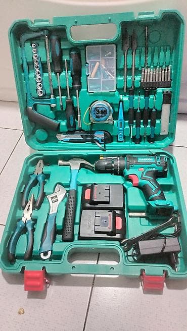 makita drel: İşlənmiş Drel dəsti, ədəd: 50, Drel-şurupaçan, 220 W qədər — 1