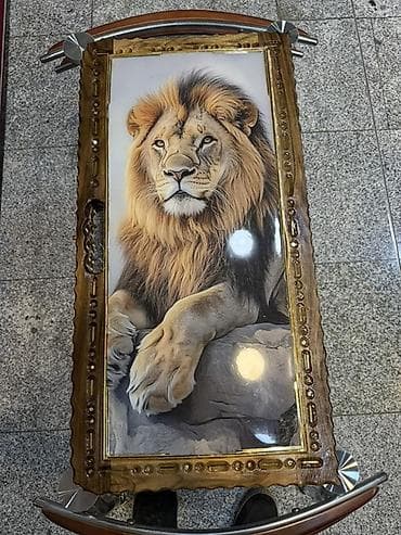 nerd zeri: Şahmat-nərd dəsti – “Aslan” dizaynı ……………………… - Material: Təbii — 1