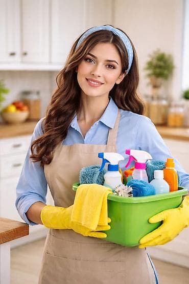 çilingər vakansiya: Qadin Ev komekci lazimdi eve iw saati 10 dan 7 ye unvan 6mk zerife — 2