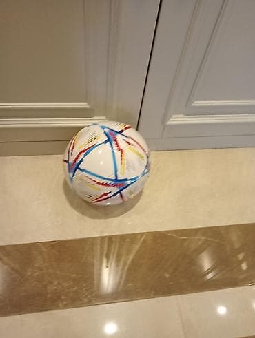 kafa topu 2: Məhsul: Futbol topu Təsvir: - Rəng: Ağ əsas üzərində mavi, qırmızı və — 1