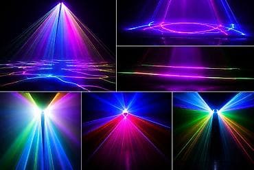 Projektorlar: 🔥 4GÖZLÜ RGB Lazer Səhnə İşığı Toy, tədbir, restoran, klub, DJ və — 3