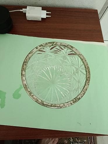 Süfrə ləvazimatları: Salam. Köhnənin (СССР) keyfiyyətli ağır xrustalıdır, çox möhkəm — 3