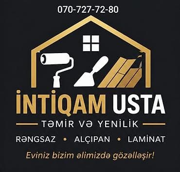 İntiqam Usta – təmir və yenilik xidməti Xidmət sahələri: - Rəngsaz