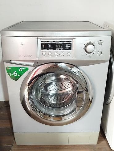 siemens cf75: Paltaryuyan maşın Daewoo, 7 kq, İşlənmiş, Avtomat, Qurutma var, Kredit yoxdur, Pulsuz çatdırılma — 1