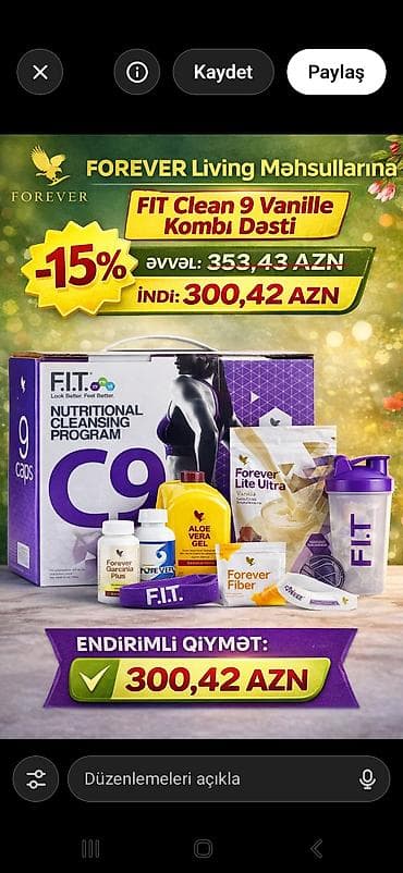 calca: Forever Living məhsulları – 15% endirimlə! Aloe Vera Gel (1 litr, 338 — 3