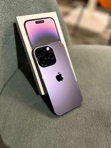 IPhone 14 Pro, 128 GB, Deep Purple, Simsiz şarj, Face ID lalafo.az -da IPhone 14 Pro, 128 GB, Deep Purple, Simsiz şarj, Face ID