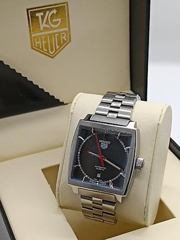 Смарт браслеты: Новый, Наручные часы, Tag Heuer, цвет - Черный — 4
