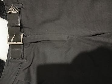 svitir: Qara klassik şalvar – kəmərli - Rəng: tünd qara - Model: düz kəsim — 5