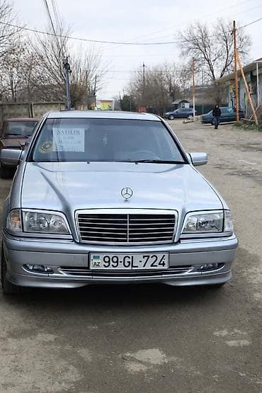 range rover satilir: Mercedes-Benz C-Class (W202) sedan - Kuzov: 4 qapılı sedan, gümüş — 1