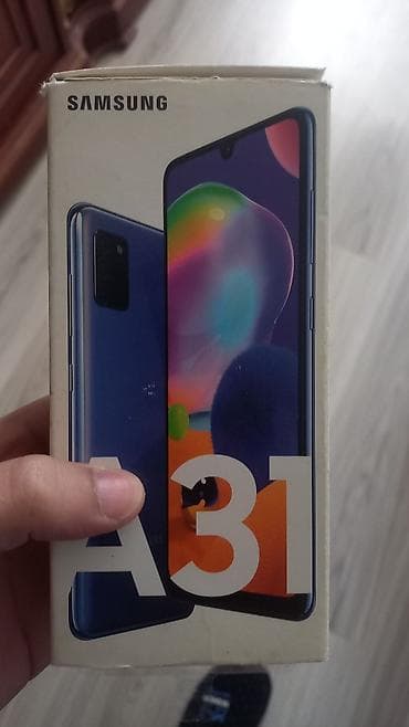 s21 samsung: Samsung Galaxy A31, цвет - Голубой, Две SIM карты — 4