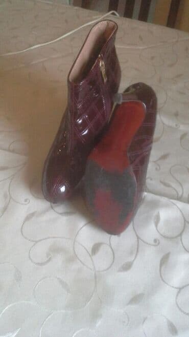 qadın çəkmə: Ölçü: 37, rəng - Qırmızı, Yeni — 5