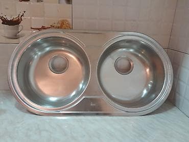 parket pol: Yeni Dairəvi Mətbəx çanağı, Paslanmaz polad, Ödənişli çatdırılma — 1