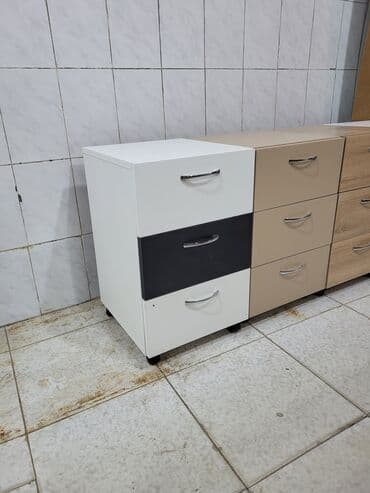 тумбочка офисная: 🗄️ Ev və ofis üçün laminat material əsasında hazırlanmış dolab. Möhkəm — 9