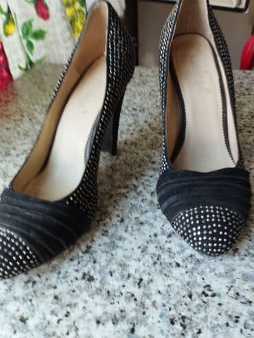 qadin pencekleri: Tuflilər, Ölçü: 36, rəng - Qara, İşlənmiş — 3