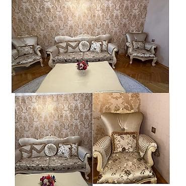 stolların satışı: 《J3》Divan 2kreslo+jurnal masasi bir yerdə 500azn satilir. Heç bir — 1