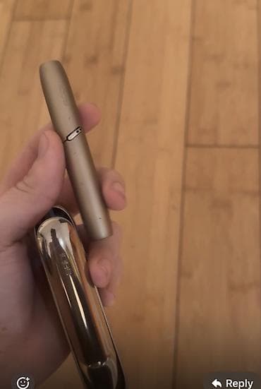 IQOS 3 DUO tütün qızdırma cihazı – qızılı rəng - Komplekt: qızdırıcı