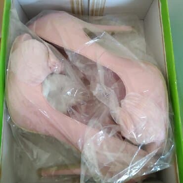 женские бежевые замшевые туфли: Туфли, Размер: 38, цвет - Розовый, Новый — 1