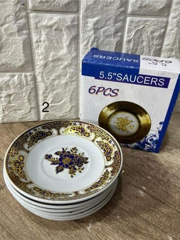 qara madonna aş nimcəsi: Nəlbəkilər, 6 ədədli dəst, Keramika — 8