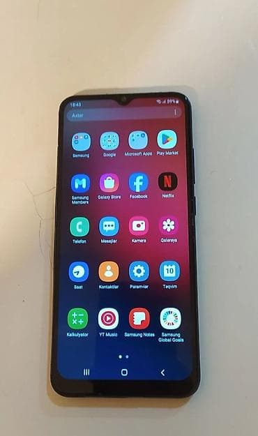 Samsung Galaxy A02 S, 64 GB, rəng - Mavi, İki sim kartlı