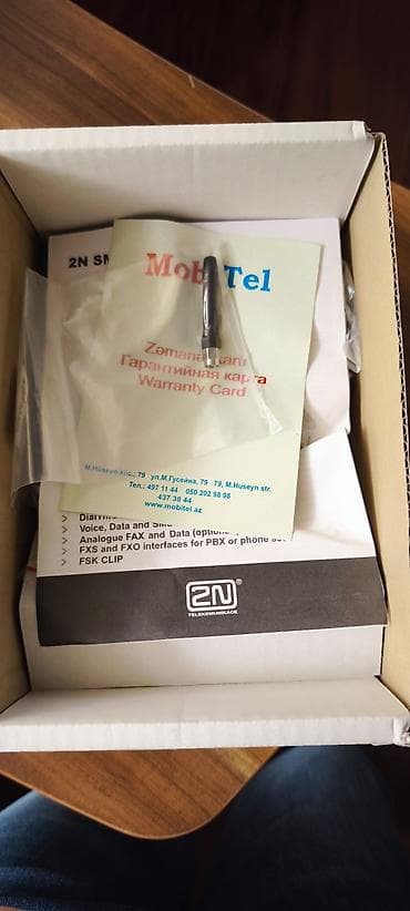 modem sazz: 2N SmartGate FAX (model: 501413E) – GSM–PSTN qapısı Xüsusiyyətlər: - — 5