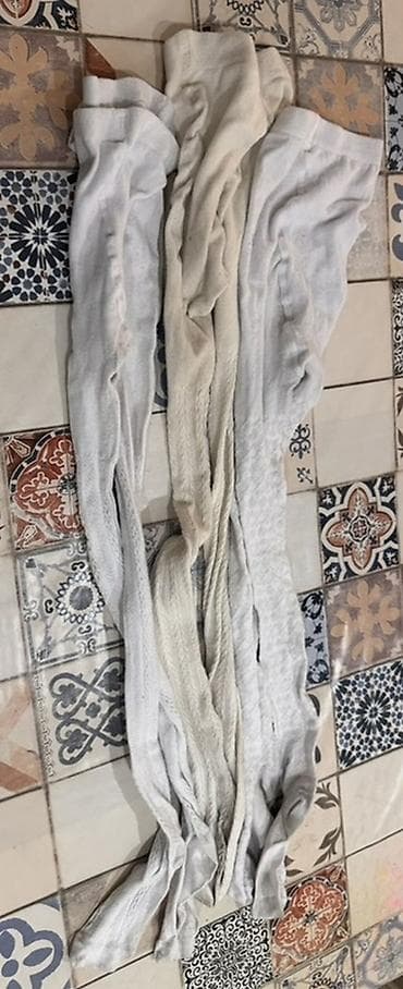 Alt paltar, corablar: Rəng - Ağ Kolqotkalar, Qız üçün, 6 - 7 yaş — 2