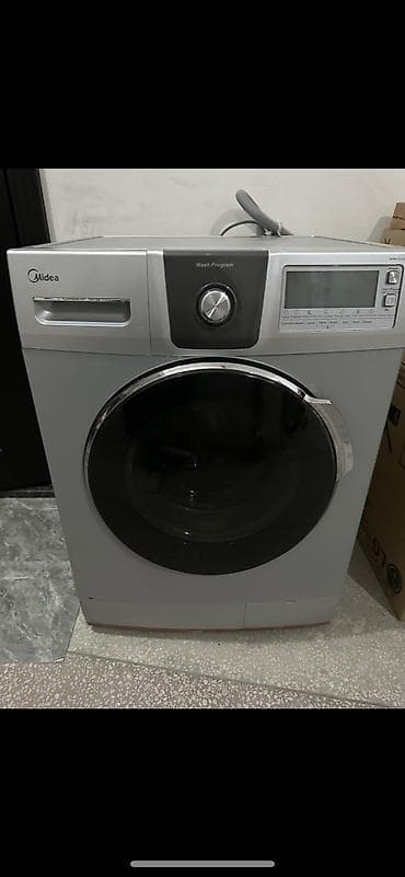 uz masini: Paltaryuyan maşın Midea, 9 kq, İşlənmiş, Avtomat, Qurutma var, Ünvandan götürmə — 1