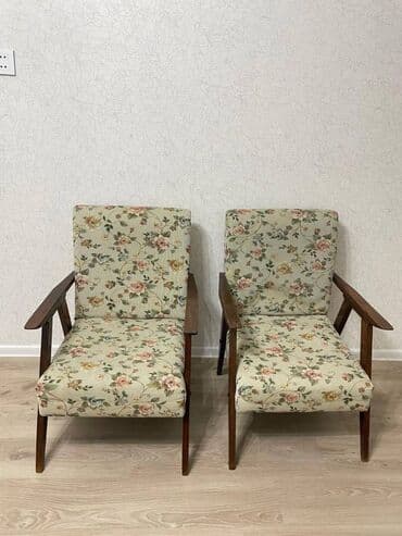 чехол для стульев: Б/у, Кресло, Ткань — 1