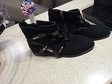 Çəkmələr: Ölçü: 37, rəng - Qara, Yeni — 1