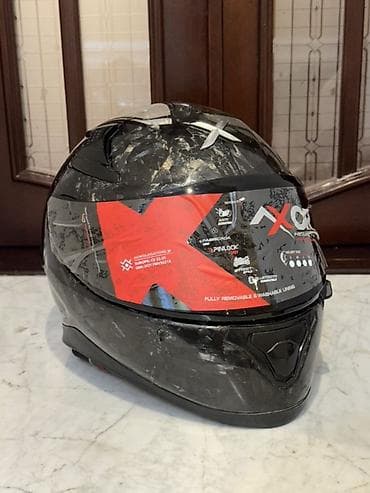 Nəqliyyat: AXOR full-face motosiklet dəbilqəsi.Full karbon - Model: AXOR — 1