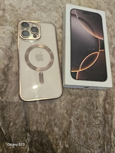 Мобильные телефоны и аксессуары: IPhone 16 Pro Max, 256 ГБ, Desert Titanium, Face ID — 2