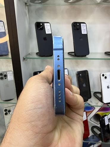 iphone 12 i: IPhone 13 mini, 128 GB, Göy, Zəmanət, Kredit, Simsiz şarj — 4