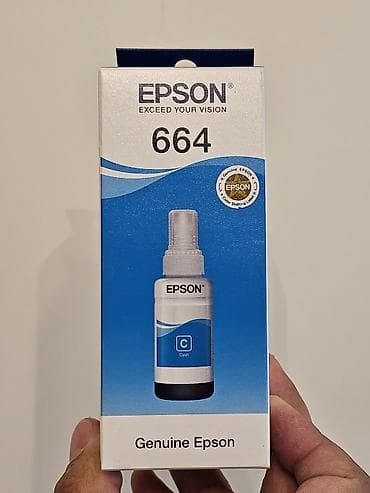 epson 1410 printer: Epson 664 Original Mürəkkəb 70 ml – Cyan, Magenta, Sarı Epson 664 — 2