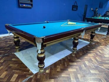 - 10 fut Rus bilyard stolu satılır – tam aksesuar komplekti ilə