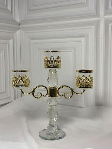 3 və 5 şamlı dekorativ şamdanlar – premium kolleksiya. Mağaza — 3