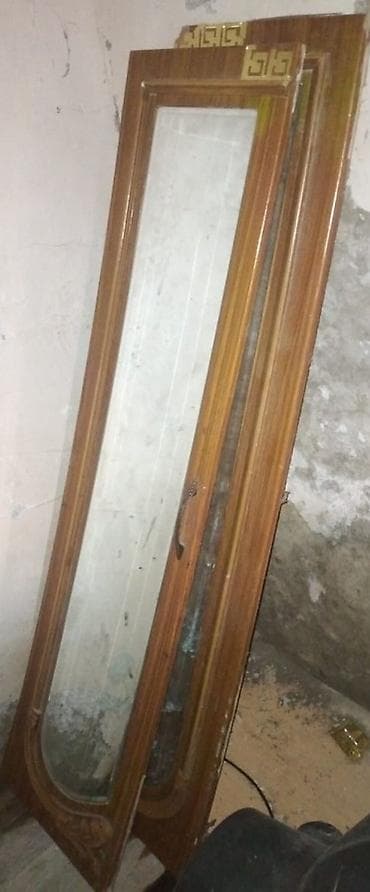 2el dolablar: İşlənmiş, 6 qapı, Güzgülü, Qəhvəyi, Taxta, Açılan, Düz dolab — 3