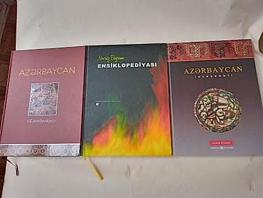 Məqalələr toplusu – 3 ədəd iri formatlı ensiklopedik kitab paketi