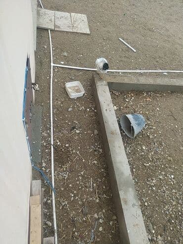 Su üçün Plastik Məişət trubası