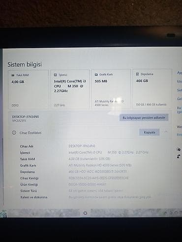 islenmis notebook satiram: İşlənmiş Sony, 15 ", Intel Core i3, 512 GB, Ünvandan götürmə — 2