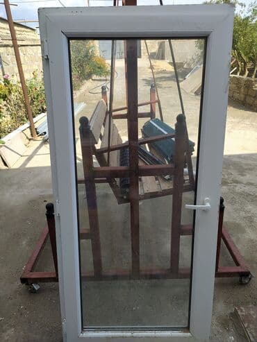 işlənmiş pəncərələr: İşlənmiş İkiqat şüşə paketi Plastik pəncərə, Еni: 80 sm, Uzunluğu: 165 sm — 1