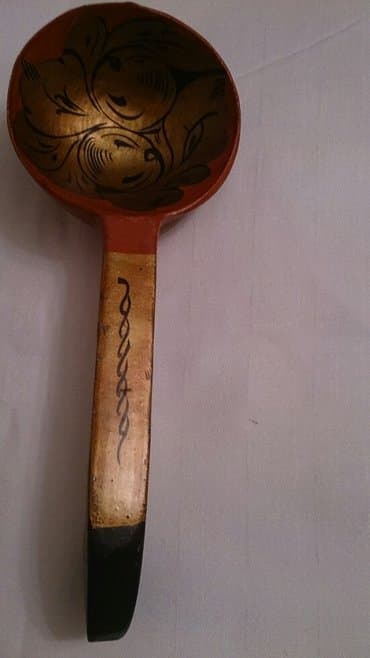 qaşıq dəst: Qedmi taxta qaşiq — 2