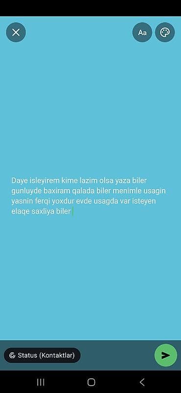 alman dili muellimi: Daye — 1