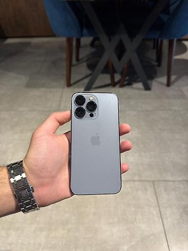 IPhone 13 Pro, 256 GB, Sierra Blue, Simsiz şarj, Face ID, Zəmanət