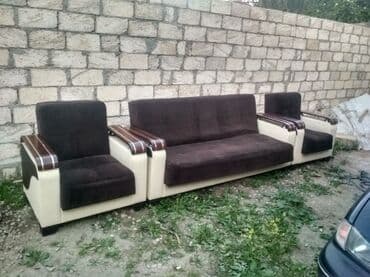 onduline qiymeti: Divan kreslo desti təcili satılır münasib qiymətə catirilma — 1