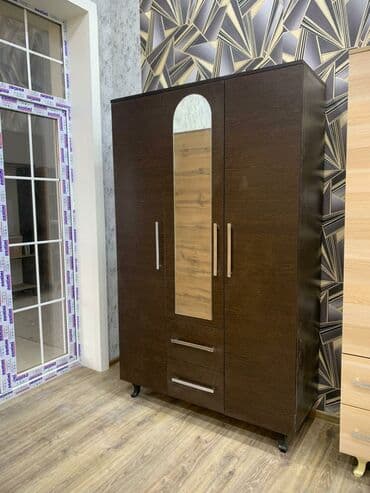 paltar işkafı: Yeni, Açılan, 3 qapılı Düz dolab, Qarderob, paltar dolabı — 7