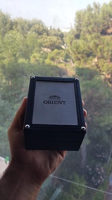 orient qol saati: Orient avtomatik qol saatı – mavi sunburst siferblatlı, paslanmayan — 4